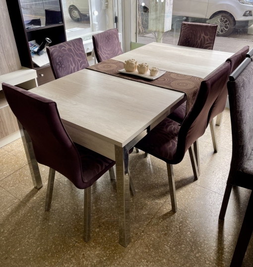 Mesa Capri Melamina Helsinki Cromada 1.80 x 0.90