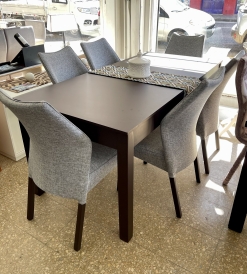 Mesa Zeppelin Extensible Laqueada Chocolate 1.80 x 0.86 a 2.20