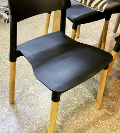 Silla Milano Negra