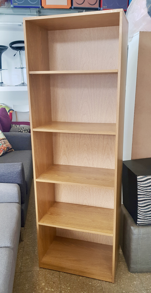 Biblioteca Melamina Roble Kendall 0.60