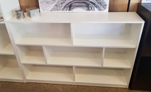 Rack Zig Zag Melamina Blanca