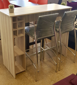 Desayunador Melamina Orinoco con Bodega