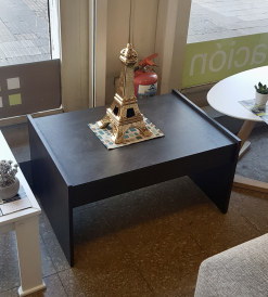 Mesa de Living Milano Melamina Wengue