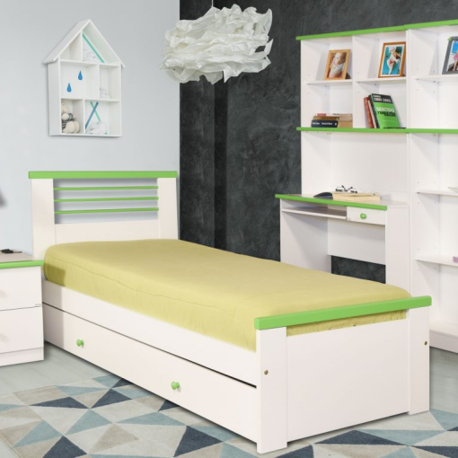 Cama de 1 plaza Lucia con marinera