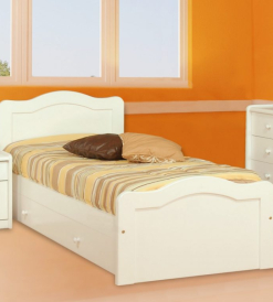 Cama de 1 plaza Rocio con marinera