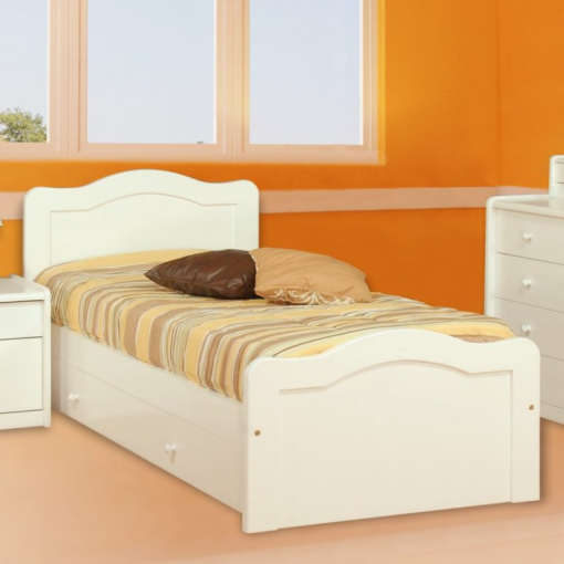 Cama de 1 plaza Rocio con marinera