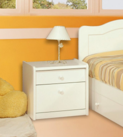 Mesa de Luz Rocio 1 cajón y puerta