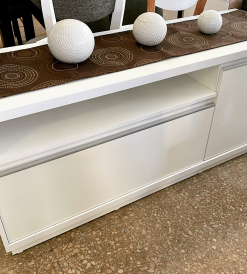 Rack Esenzia Melamina Blanco 1.40