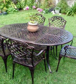 Juego Chateau Patinado Bronce x 6