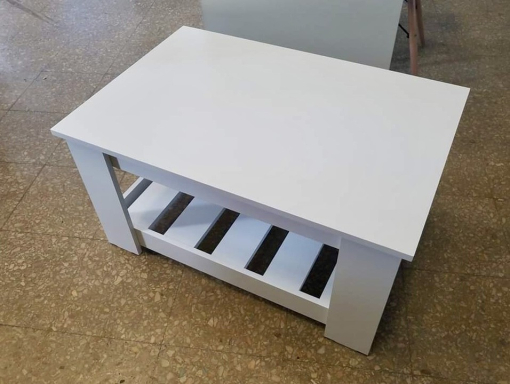 Mesa de Living Genova Melamina Blanca