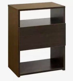 Mesa de Luz Básica Melamina Wengue