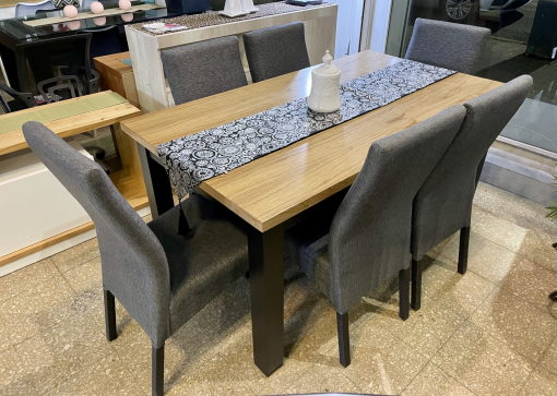 Mesa Trend Tapa Paraíso/Negro 1.60 x 0.90