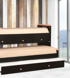 Bicama Puente de 1 plaza Lamby con 3 cajones y marinera