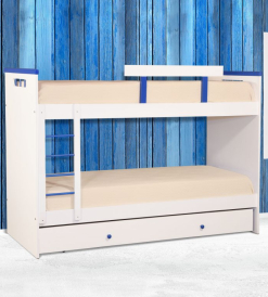 Cucheta Superpuesta de 1 plaza Lamby con marinera