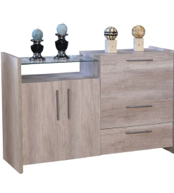 Bahiut Tatto con Vidrio Melamina Orinoco 1.30