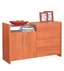 Bahiut Tatto con Vidrio Melamina Cedro 1.30