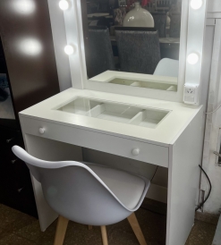 Maquillador Hollywood Melamina Blanca