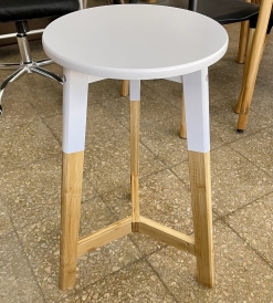 Banqueta Nórdica Blanca