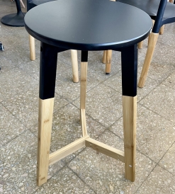 Banqueta Nórdica Negra