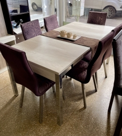 Mesa Capri Melamina Helsinki Cromada 1.80 x 0.90