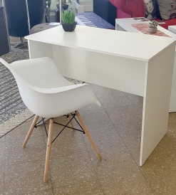 Escritorio Puente Melamina Blanca 1.00