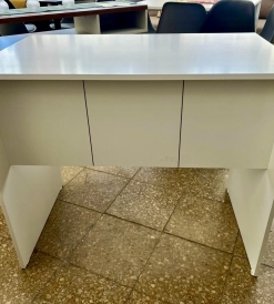 Escritorio Cubic Mdf Laqueado UV Blanco