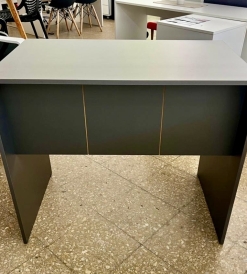 Escritorio Cubic Mdf Laqueado UV Gris