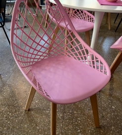 Silla Nova Tulip Rosa