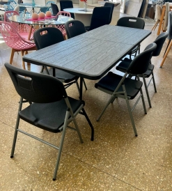 Mesa Plegable Marroco 1.80 x 0.70