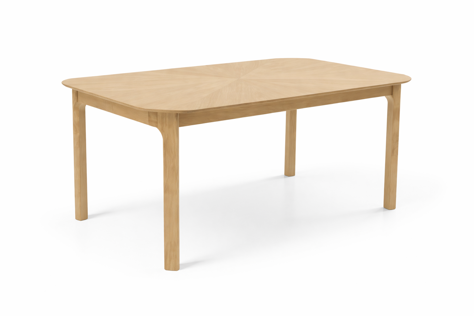 Juego Mesa Ren 1.80 x 0.90 + 4 Sillas Hans Panalty Beige + 2 Sillas Wishbone Enrejado Beige - Imagen 3