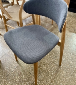 Silla Lucca Corderoid Gris